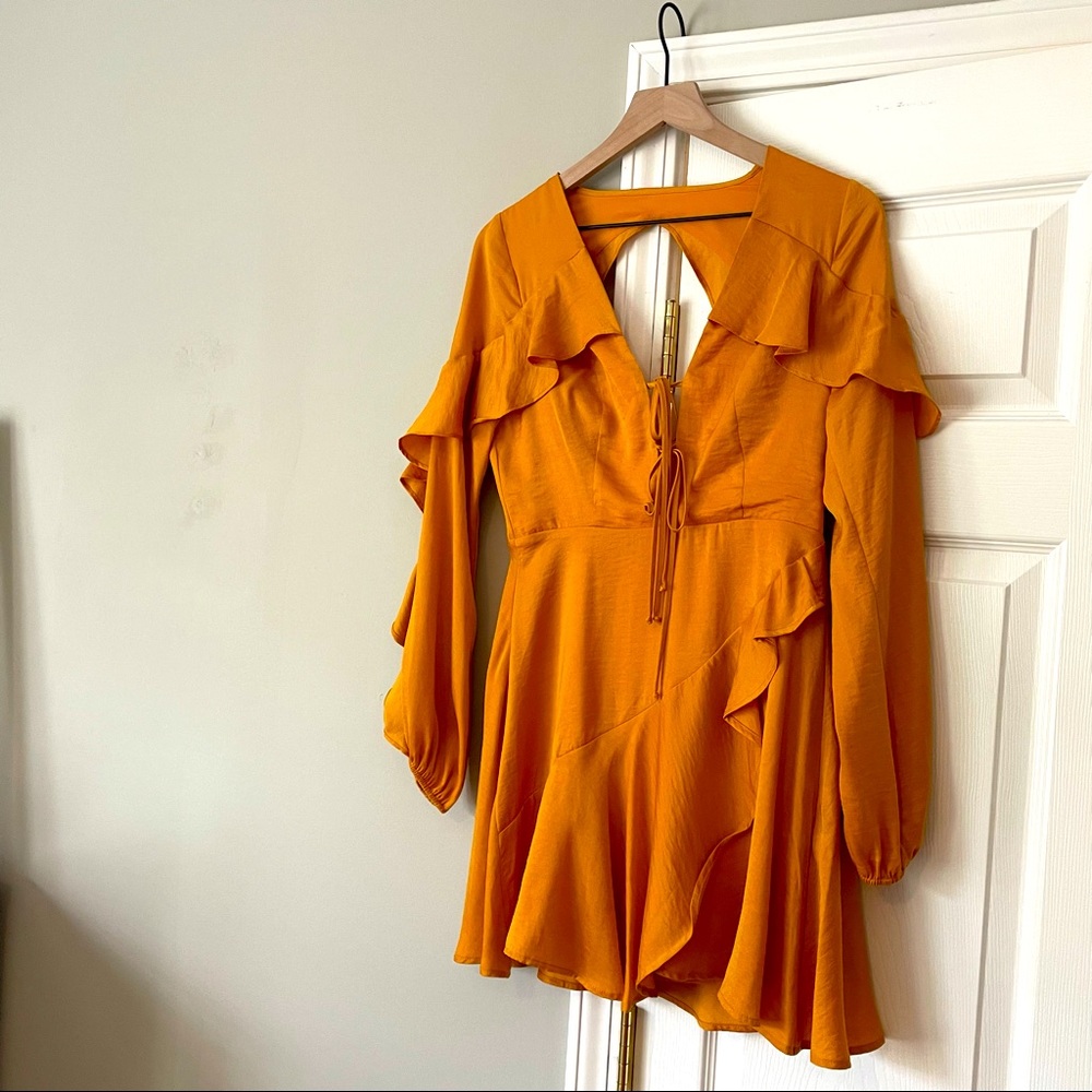 BCBG Gold Mini Dress